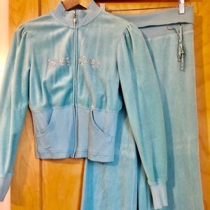 Bebe Velour Tracksuit